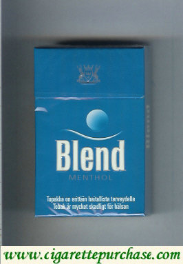 Blend Menthol cigarettes Sweden